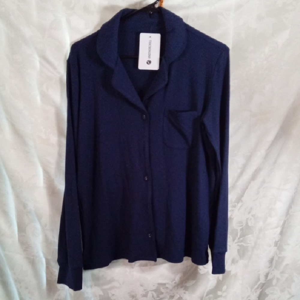 Classic Navy Women's Cardigan